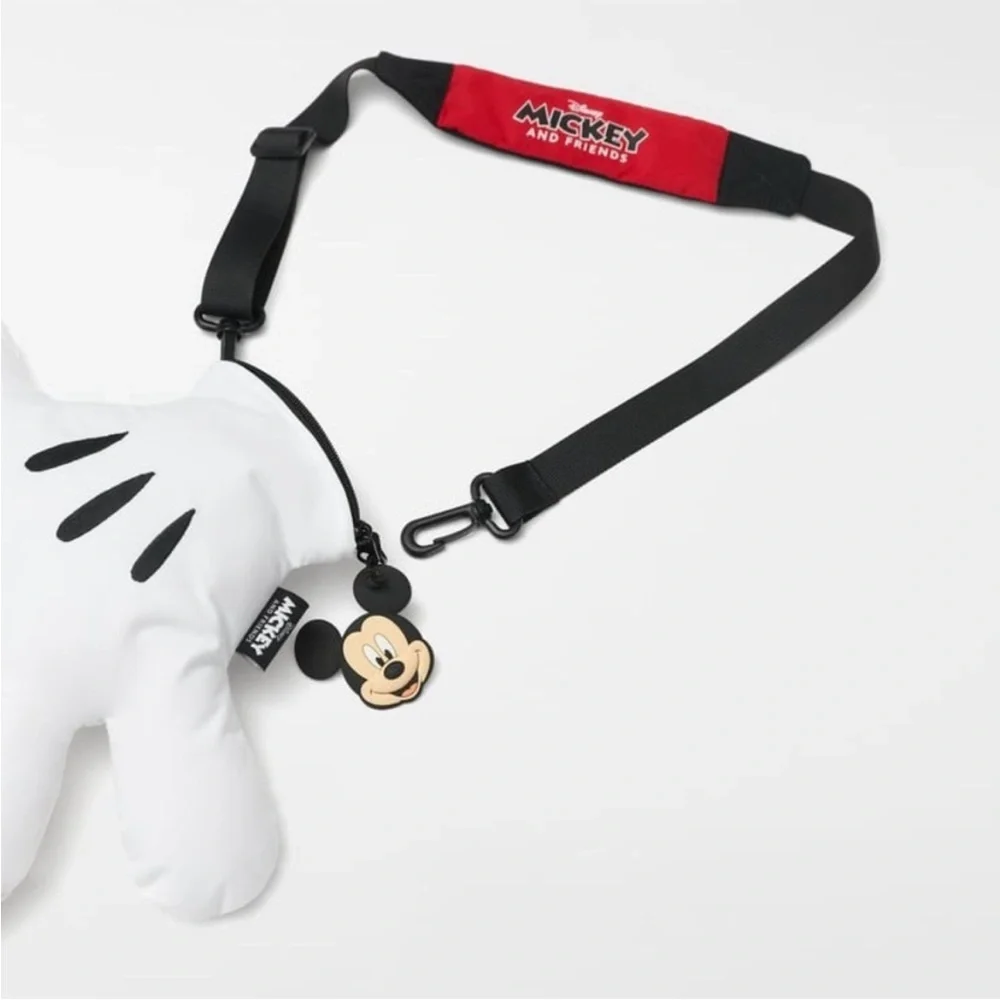 NWT Zara X Disney Mickey Mouse Glove Purse Crossbody Bag - Picture 3 of 13